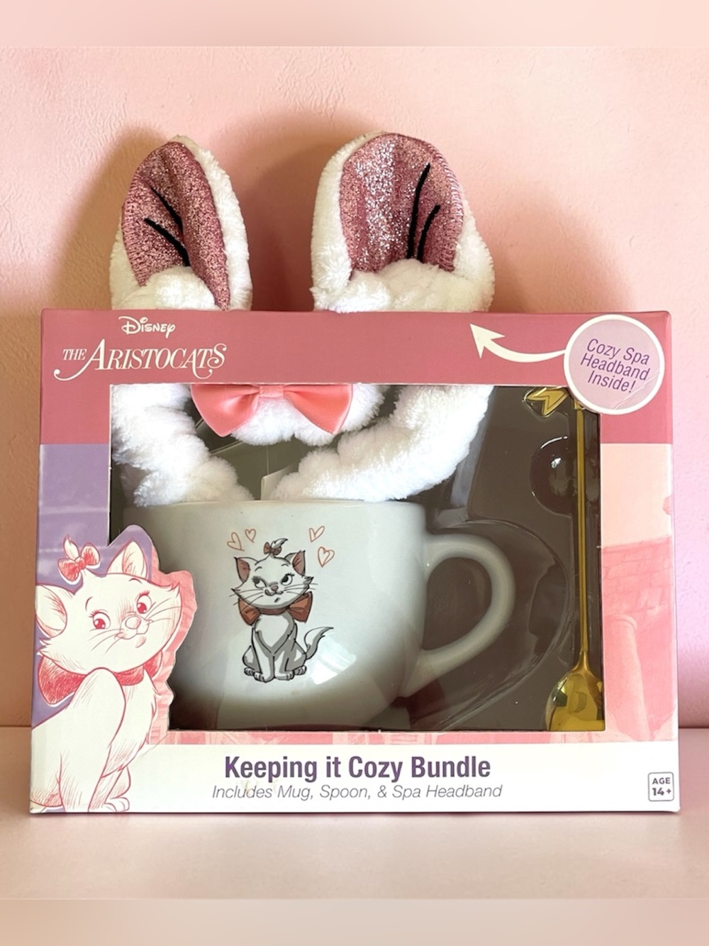 Disney The Aristocats Marie Keeping It Cozy Mug & Headband Gift Bundle (NIB)